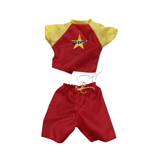 Barbie SKIPPER Teen Scene Fashions Doll Clothes Blue Dress Red Outfit 190