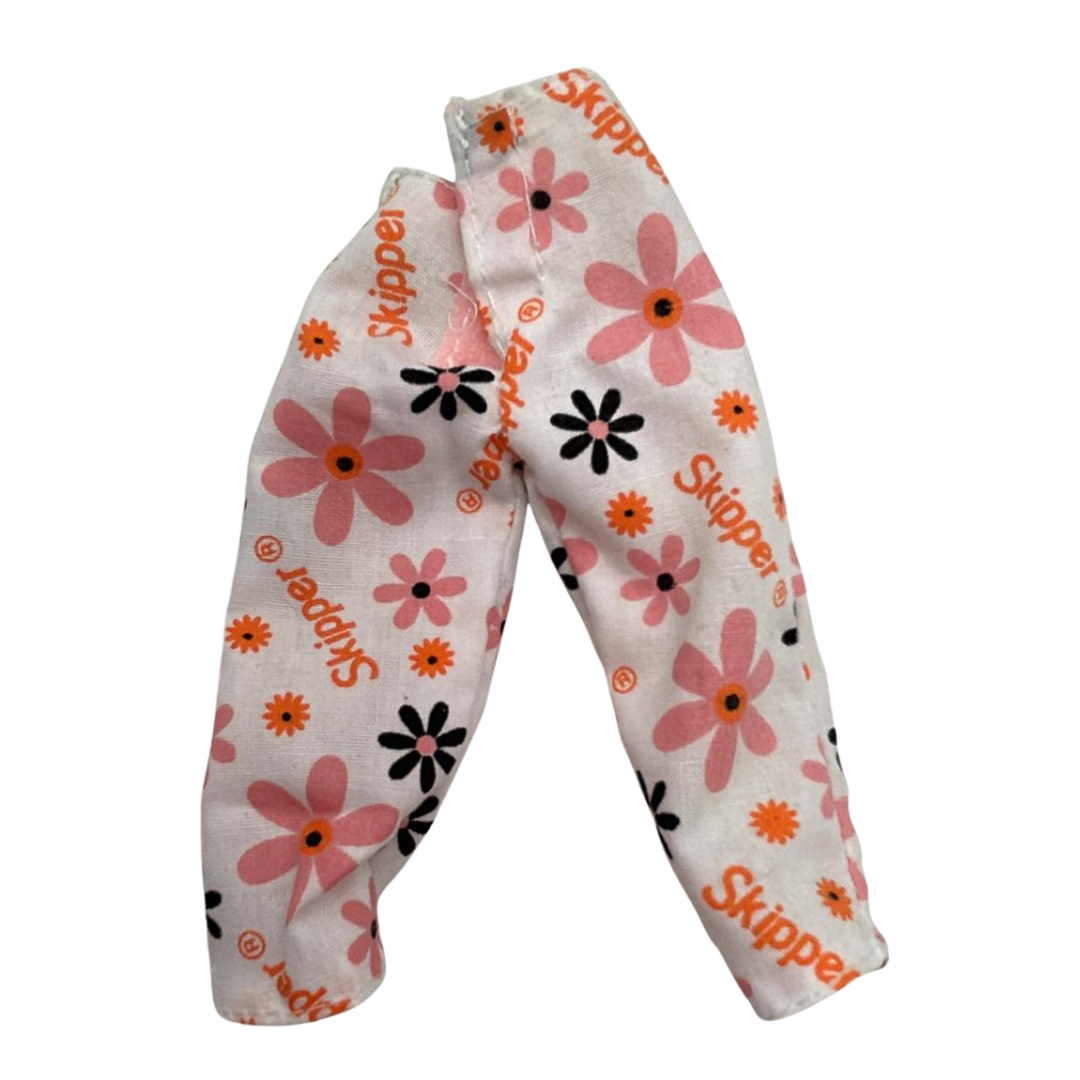 Barbie Skipper top and pants flowery outfit 797