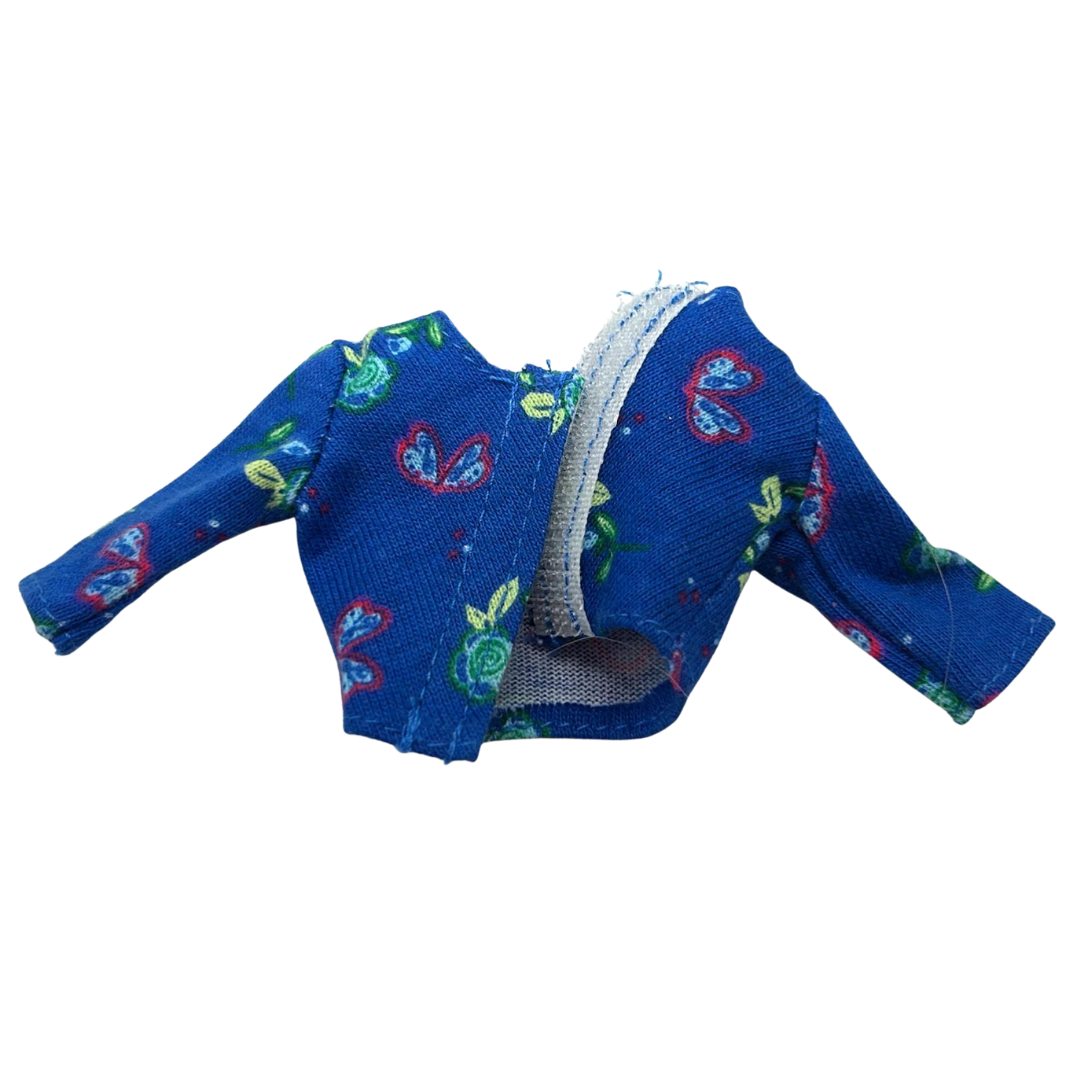 Barbie Fashion Fever Blue Modern top Butterfly Theme by Mattel 464