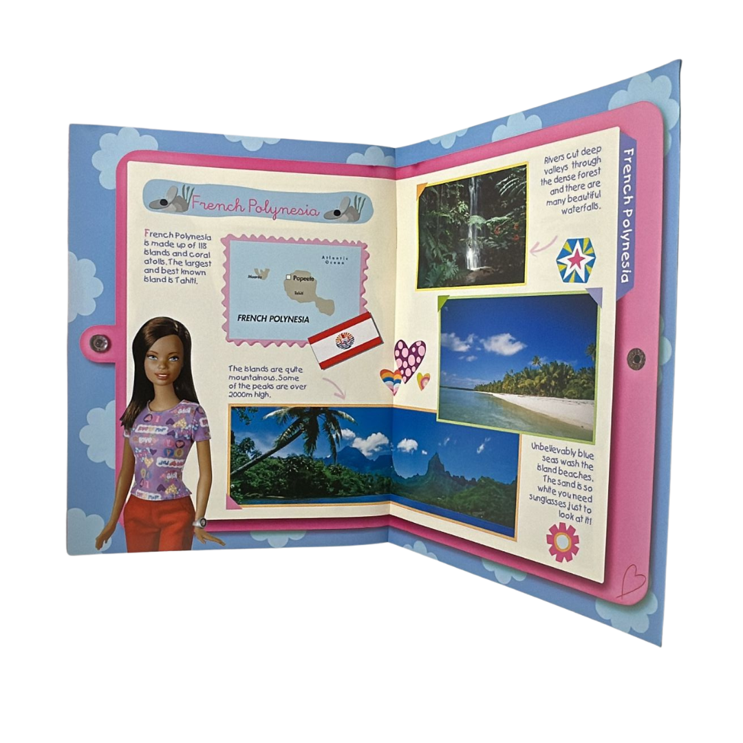 Barbie Discover The World With Barbie French Polynesia issue #51 magazine & outfit