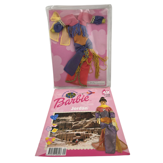 Barbie Discover The World With Barbie Jordan issue #49 magazine & outfit