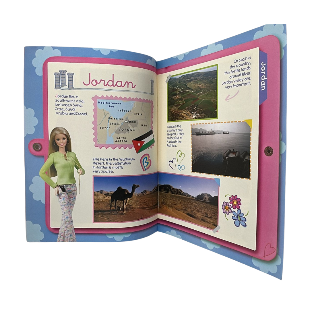 Barbie Discover The World With Barbie Jordan issue #49 magazine & outfit
