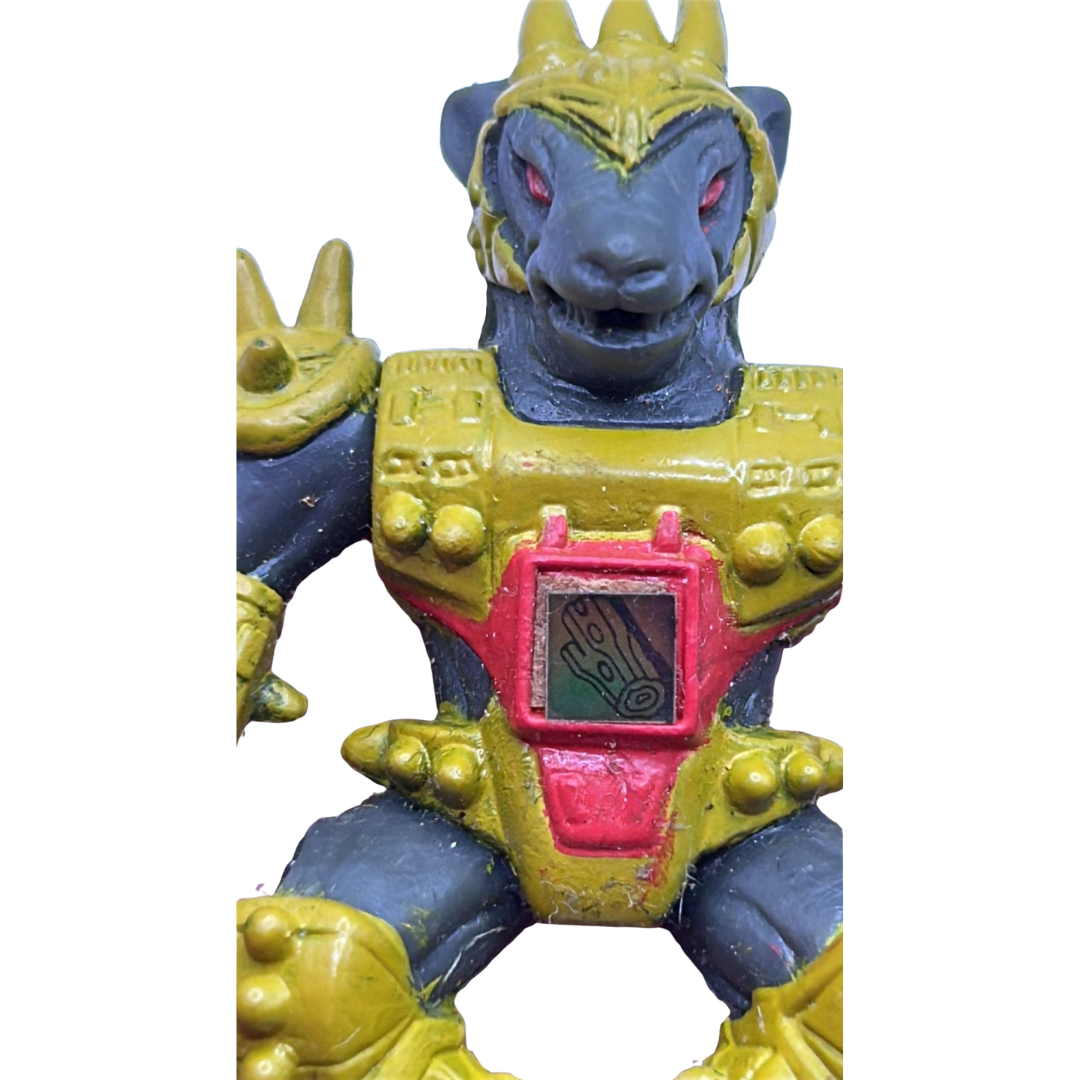 Battle Beasts Prickly Porcupine with working rub (wood) by Hasbro 309A