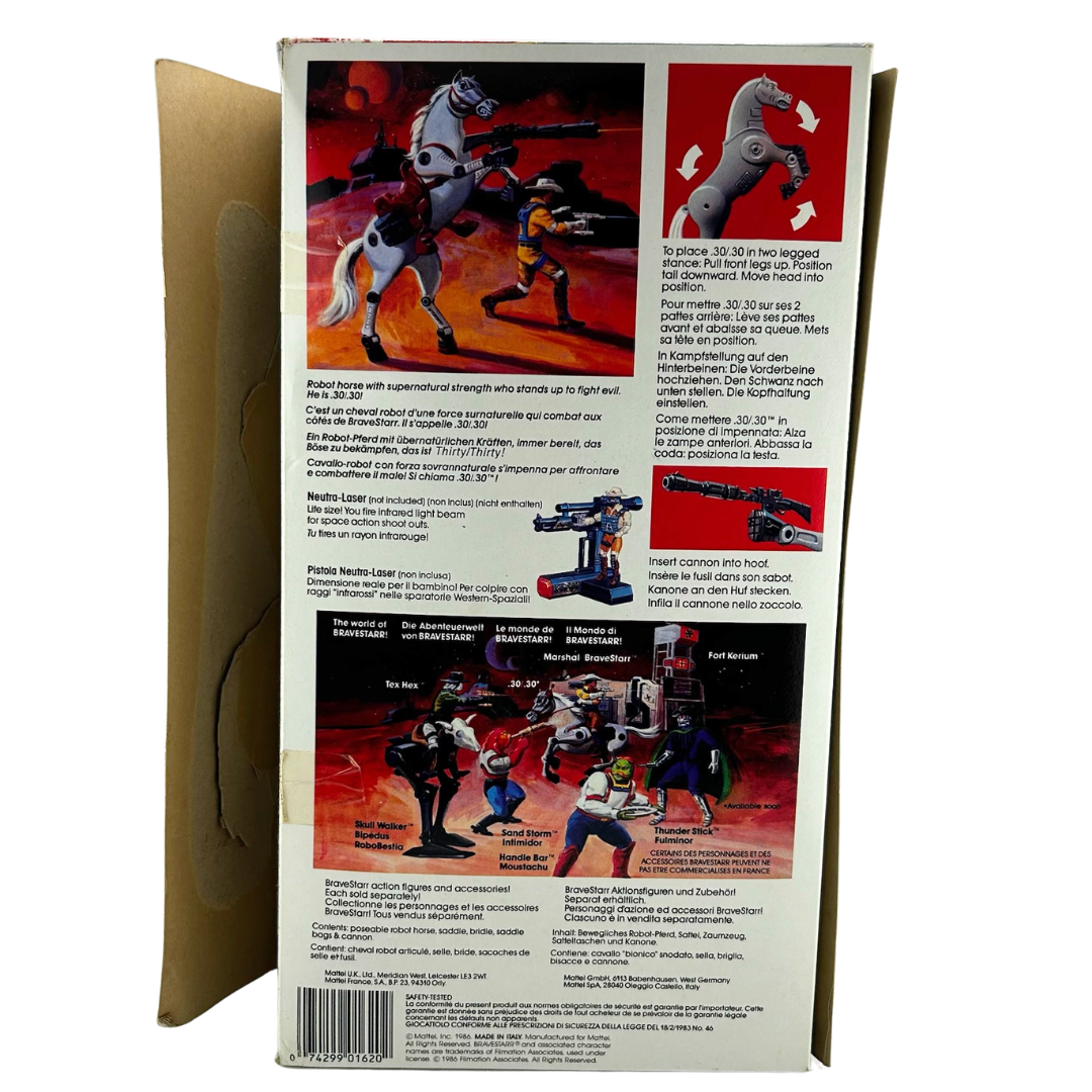 Bravestarr 30 / 30 Horse complete with box & instructions by Mattel