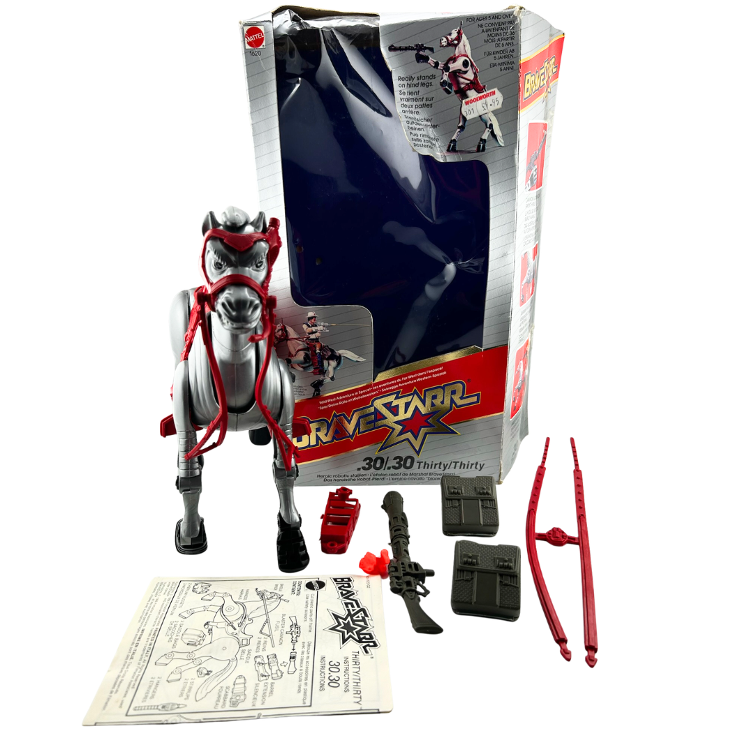 Bravestarr 30 / 30 Horse complete with box & instructions by Mattel