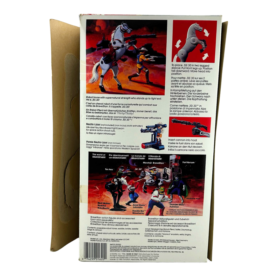 Bravestarr 30 / 30 Horse complete with box & instructions by Mattel