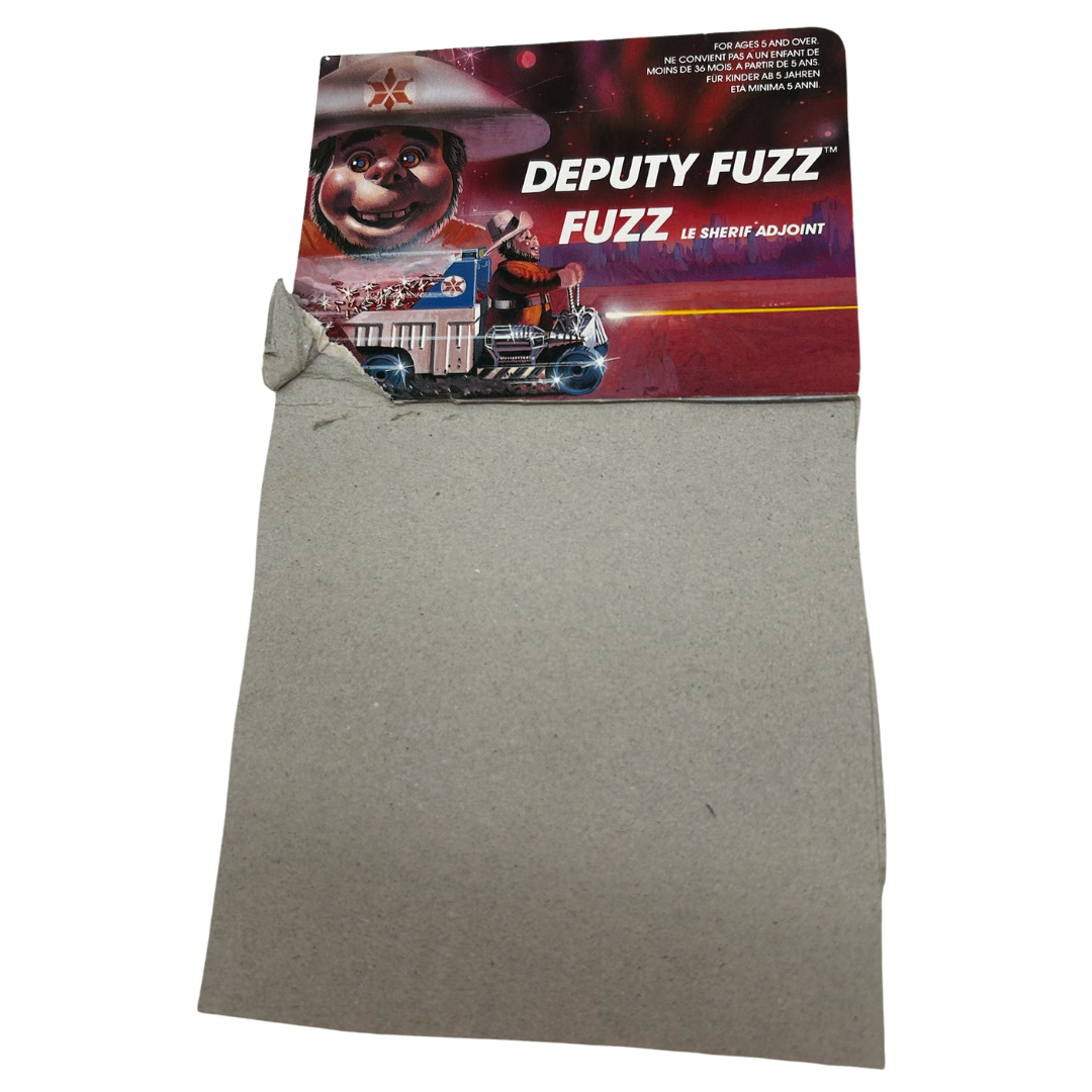 Bravestarr Deputy Fuzz & Prairie Rocket instructions sheet & card part by Mattel
