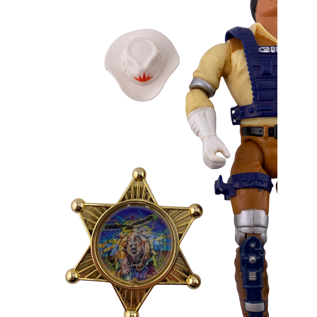 Bravestarr complete figure by Mattel including badge working mechanism 355