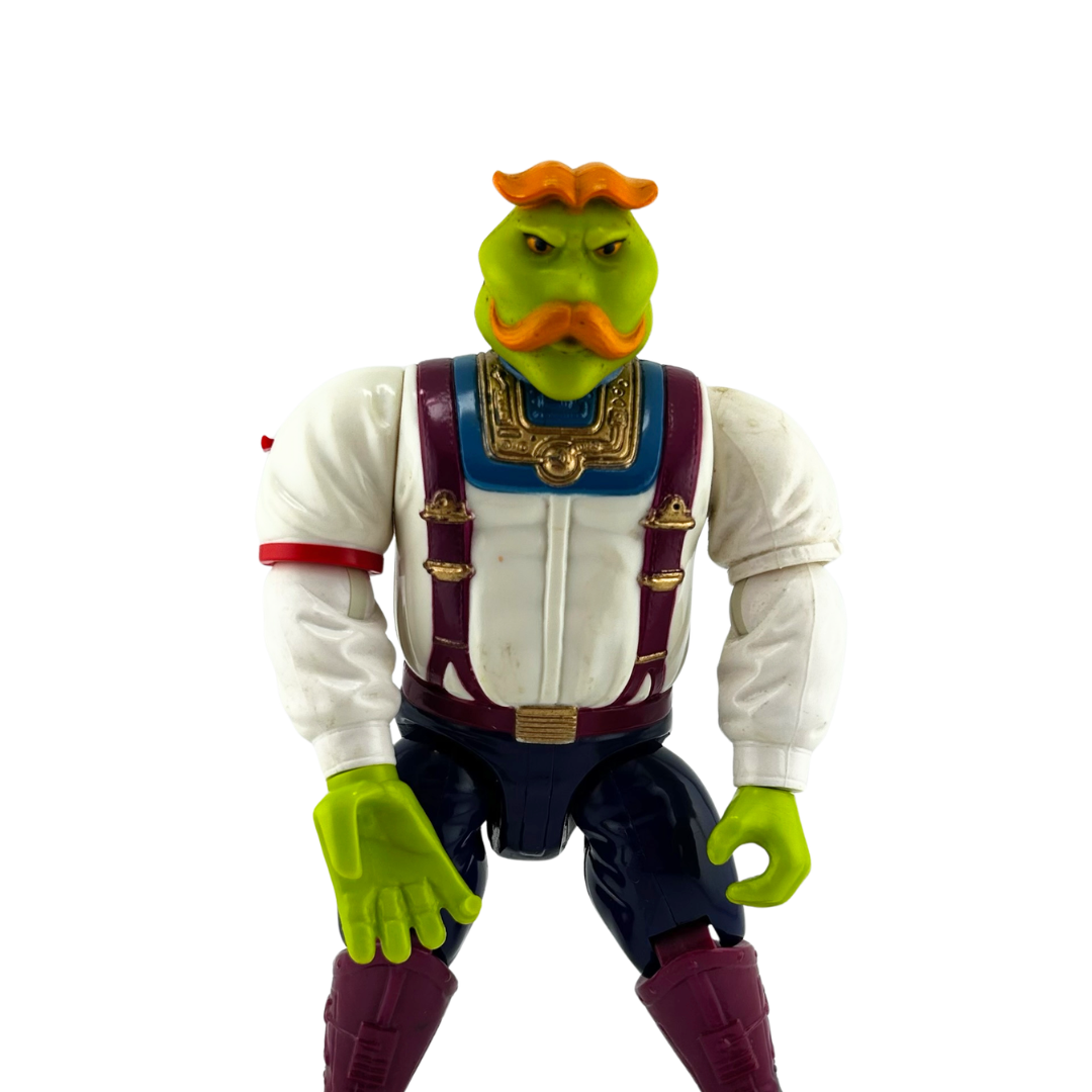 Bravestarr Handle Bar figure bartender with working action by Mattel Handlebar 292