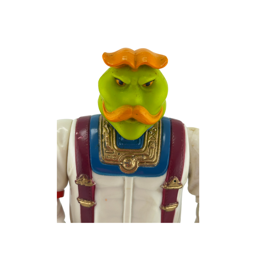 Bravestarr Handle Bar figure bartender with working action by Mattel Handlebar 292