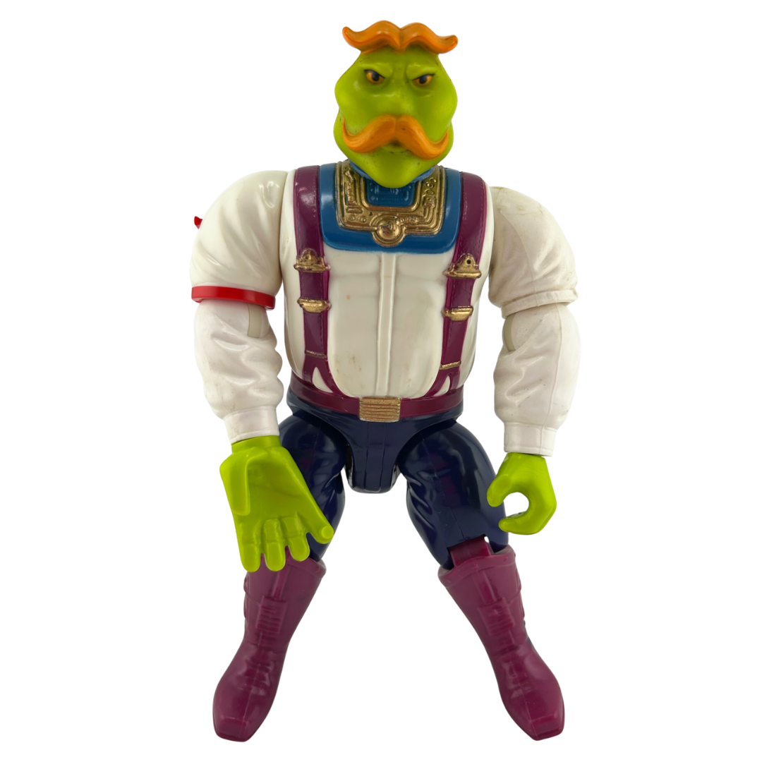 Bravestarr Handle Bar figure bartender with working action by Mattel Handlebar 292