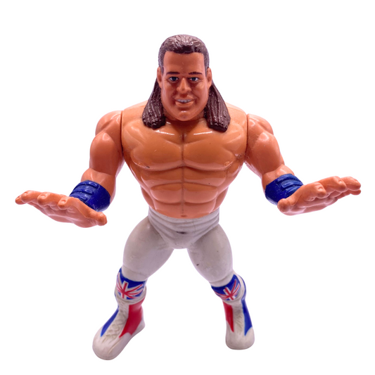 WWF The British Bulldog Wresting Action Figure Hasbro working action 330