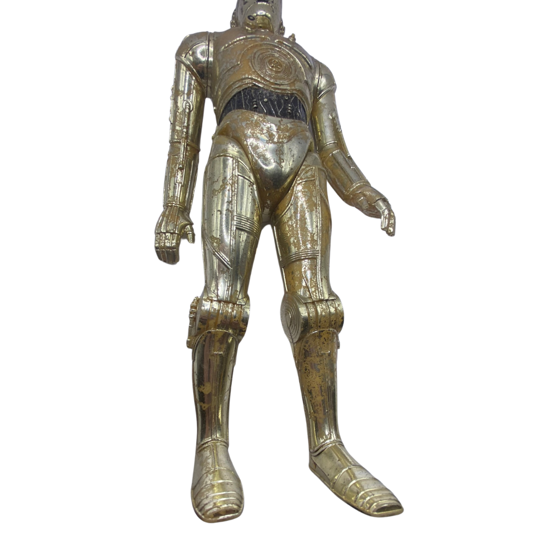 Vintage Star Wars, large figure C3PO, 12 inch play worn & paint loss