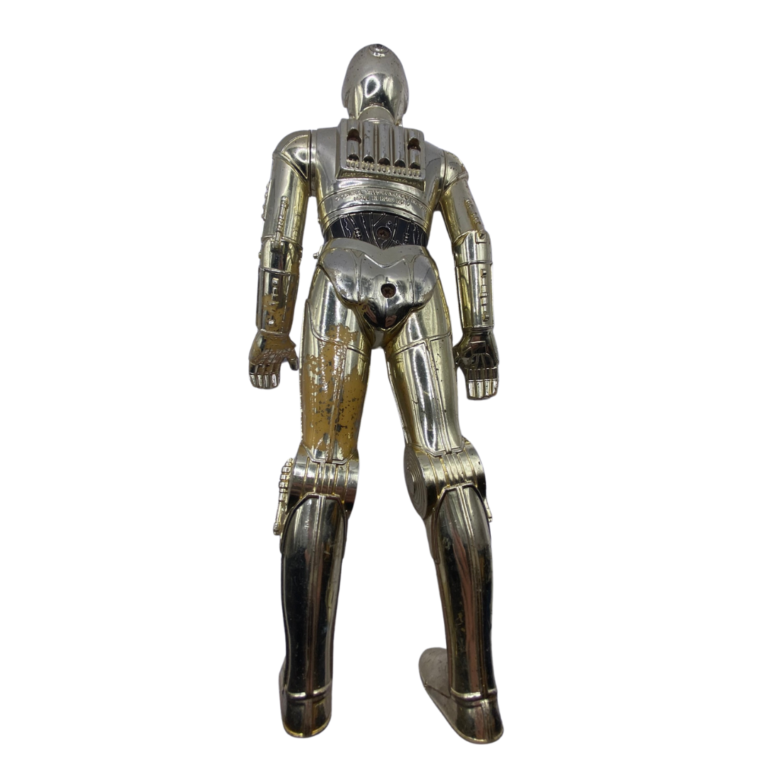 Vintage Star Wars, large figure C3PO, 12 inch play worn & paint loss