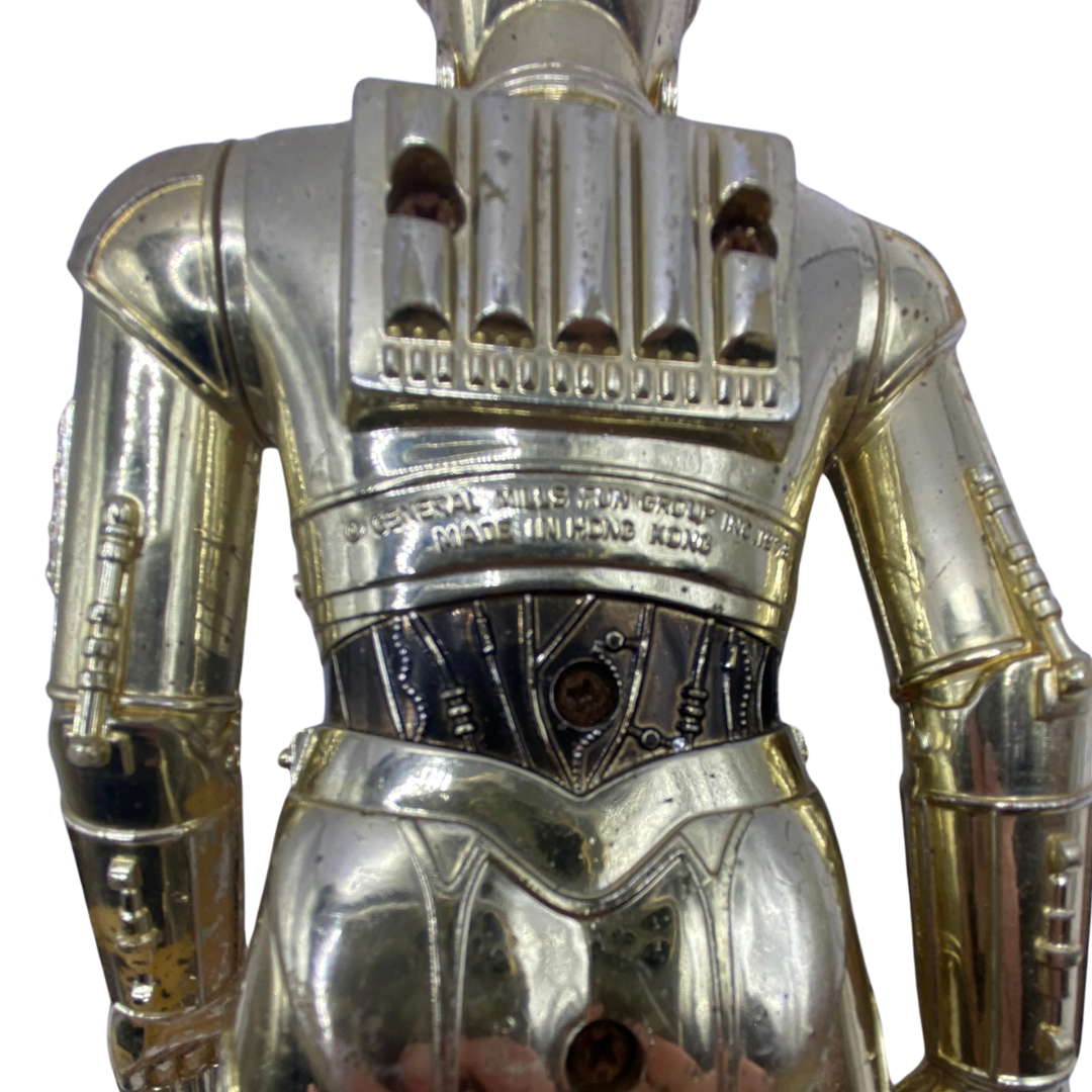 Vintage Star Wars, large figure C3PO, 12 inch play worn & paint loss