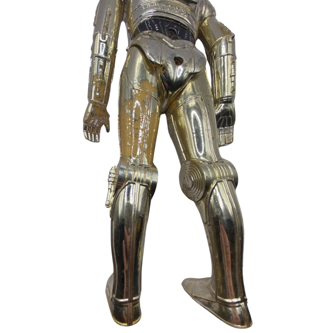 Vintage Star Wars, large figure C3PO, 12 inch play worn & paint loss