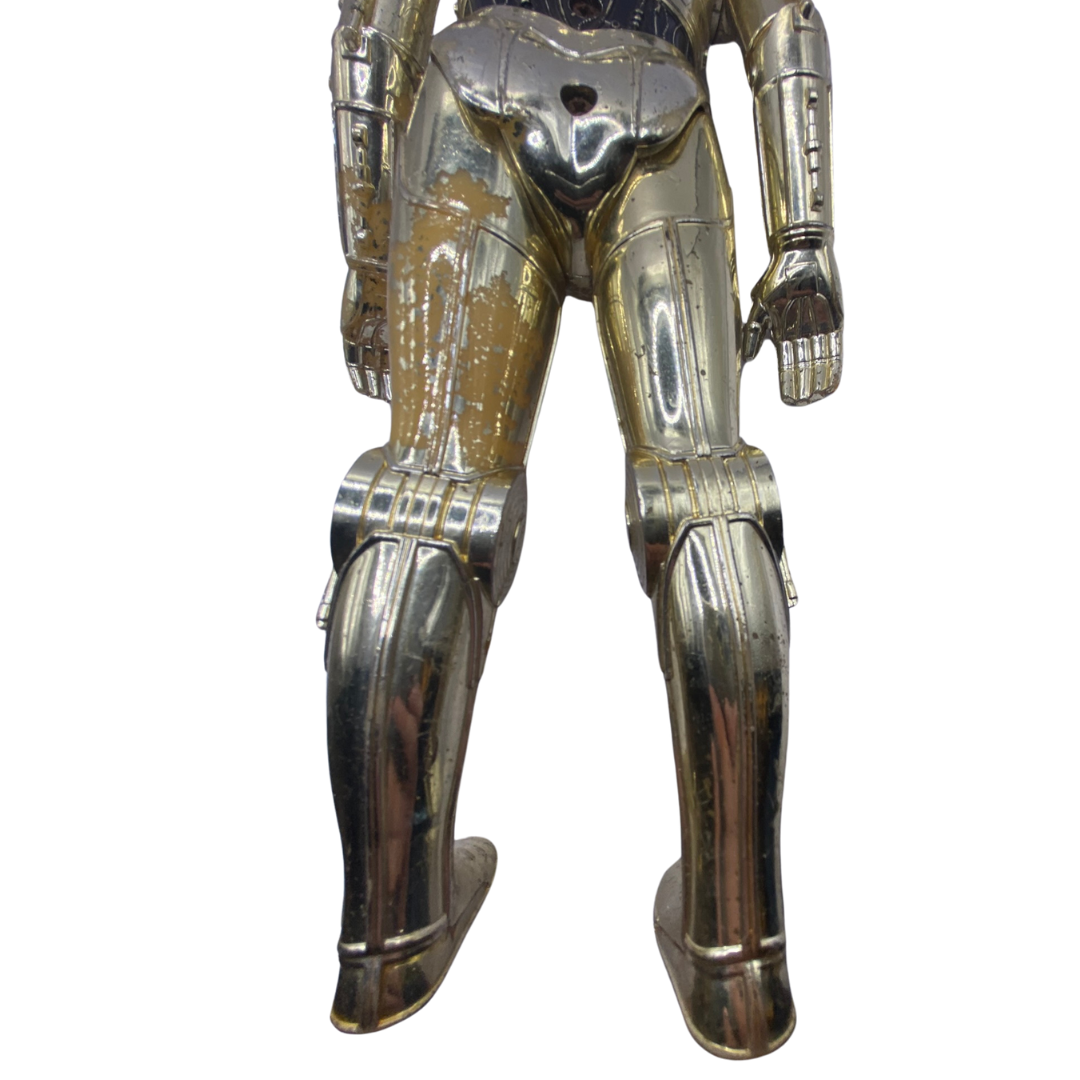 Vintage Star Wars, large figure C3PO, 12 inch play worn & paint loss