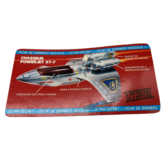 Captain Power et les Soldats du Futur Mattel Powerjet XT-7 Captain Power et les Soldats du Futur Mattel Powerjet XT-7
