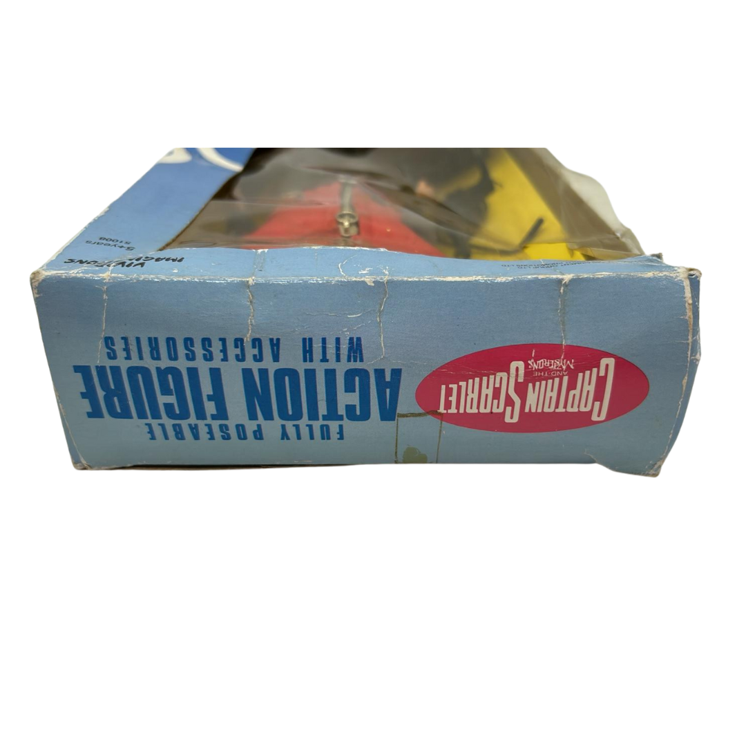 Captain Scarlett 12 inch figure new in box (box worn) 1993 very nice figure 475