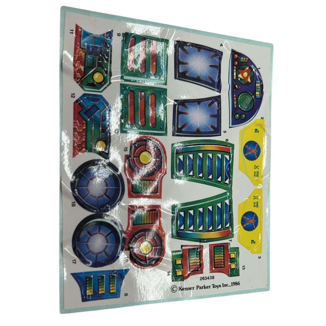 Centurions Depth Charger original unused sticker sheet