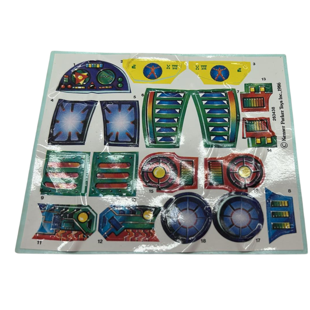Centurions Depth Charger original unused sticker sheet