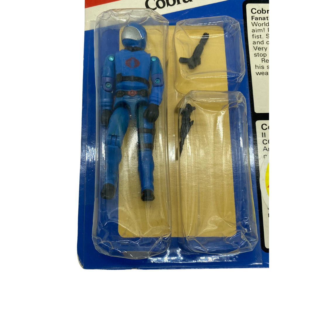 Palitoy Action Force GI Joe Cobra Commander MOC and with display case