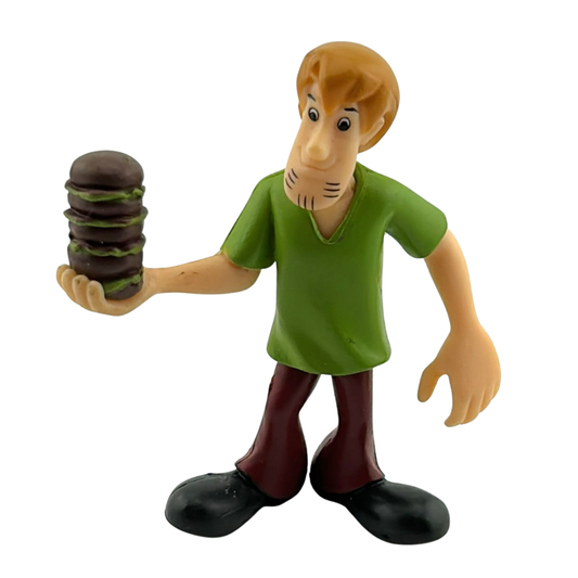 Scooby-Doo Shaggy PVC figure with burgers 10