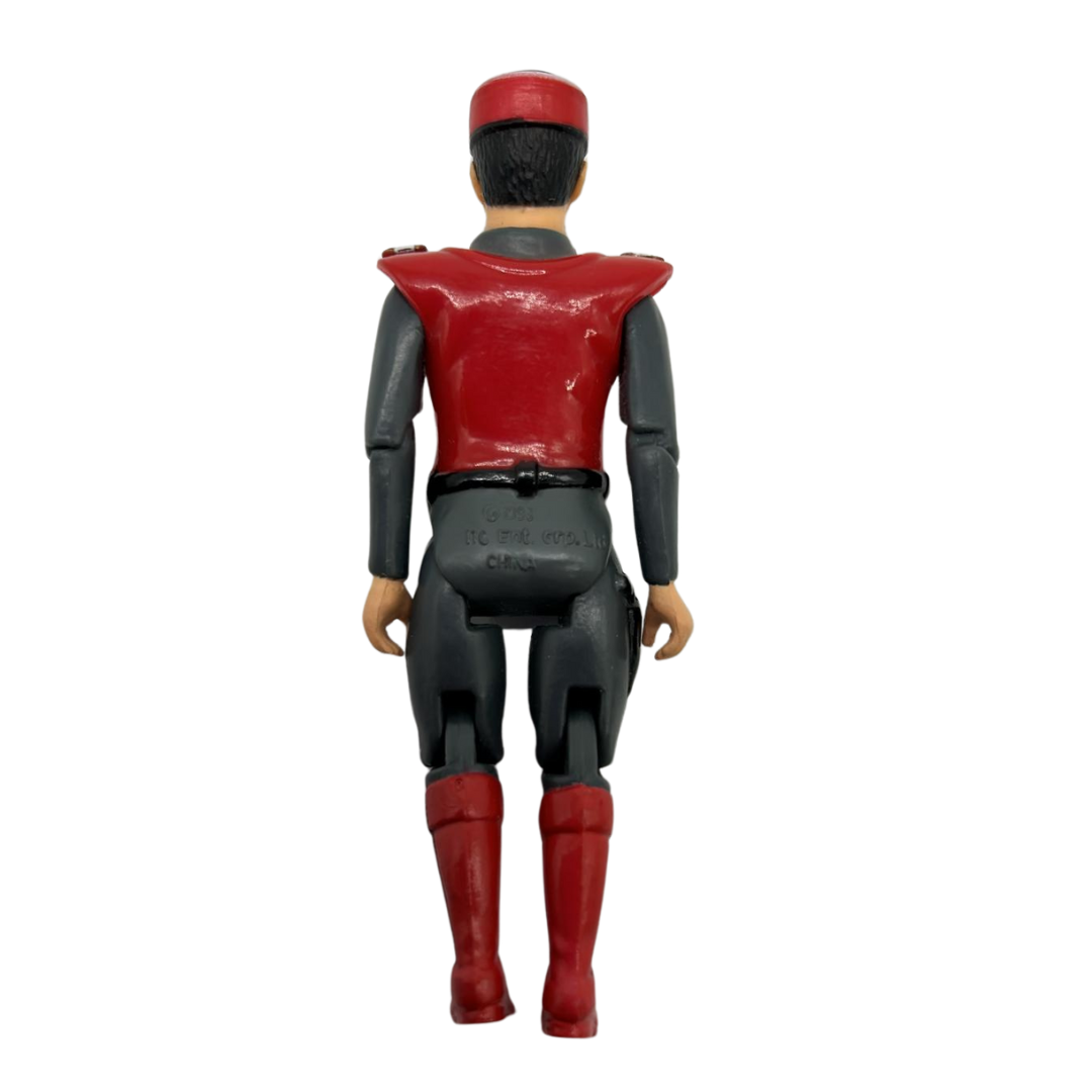 Captain Scarlet, Mini Action Figure Toy Doll 3.5" 1993 ITC Ent. Vivid 492