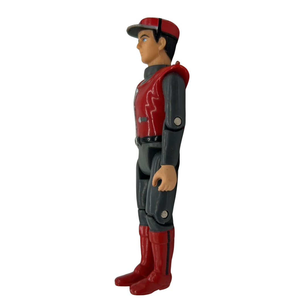 Captain Scarlet, Mini Action Figure Toy Doll 3.5" 1993 ITC Ent. Vivid 492