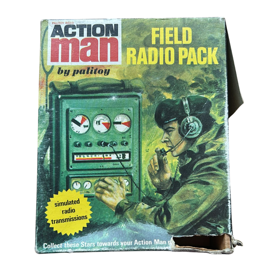 Action Man Field Radio Pack in box VAM by Palitoy