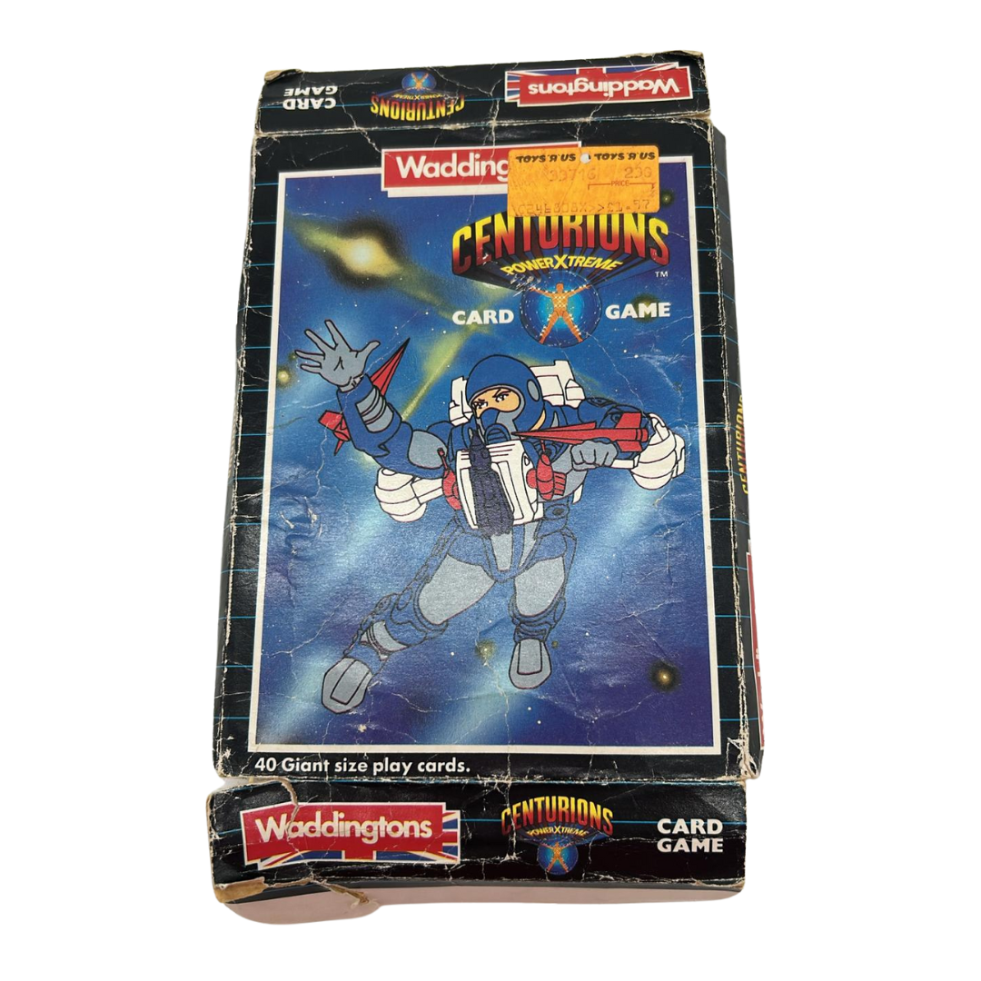Centurions 1987 card game by Waddingtons with insert and box 890