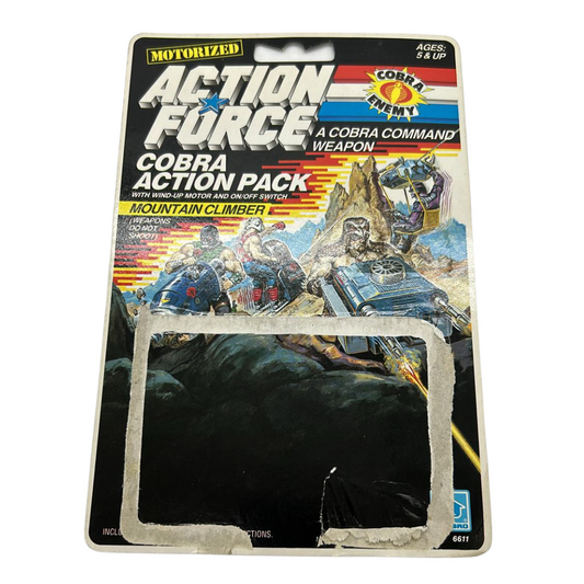 GI Joe, Action Force Mountain Climber original cardback