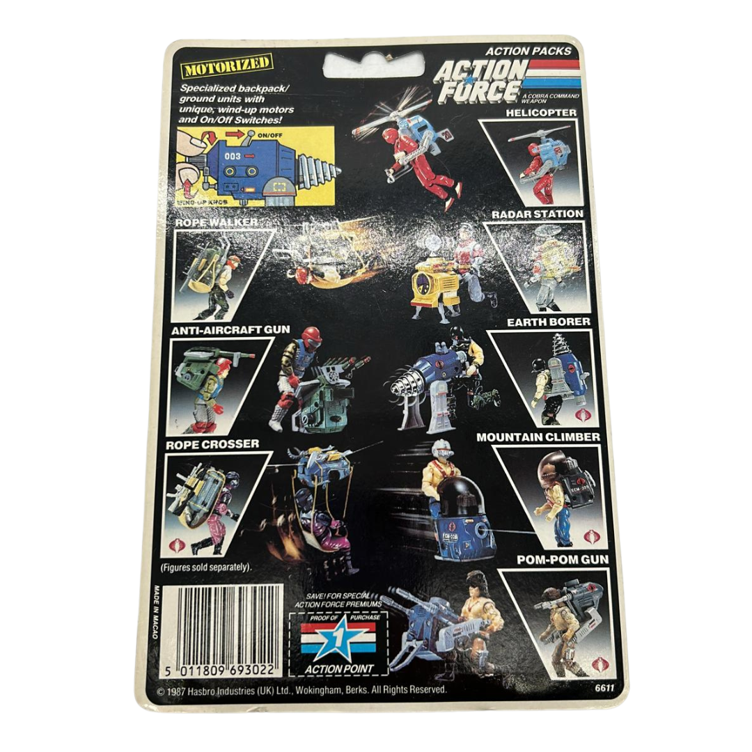 GI Joe, Action Force Mountain Climber original cardback