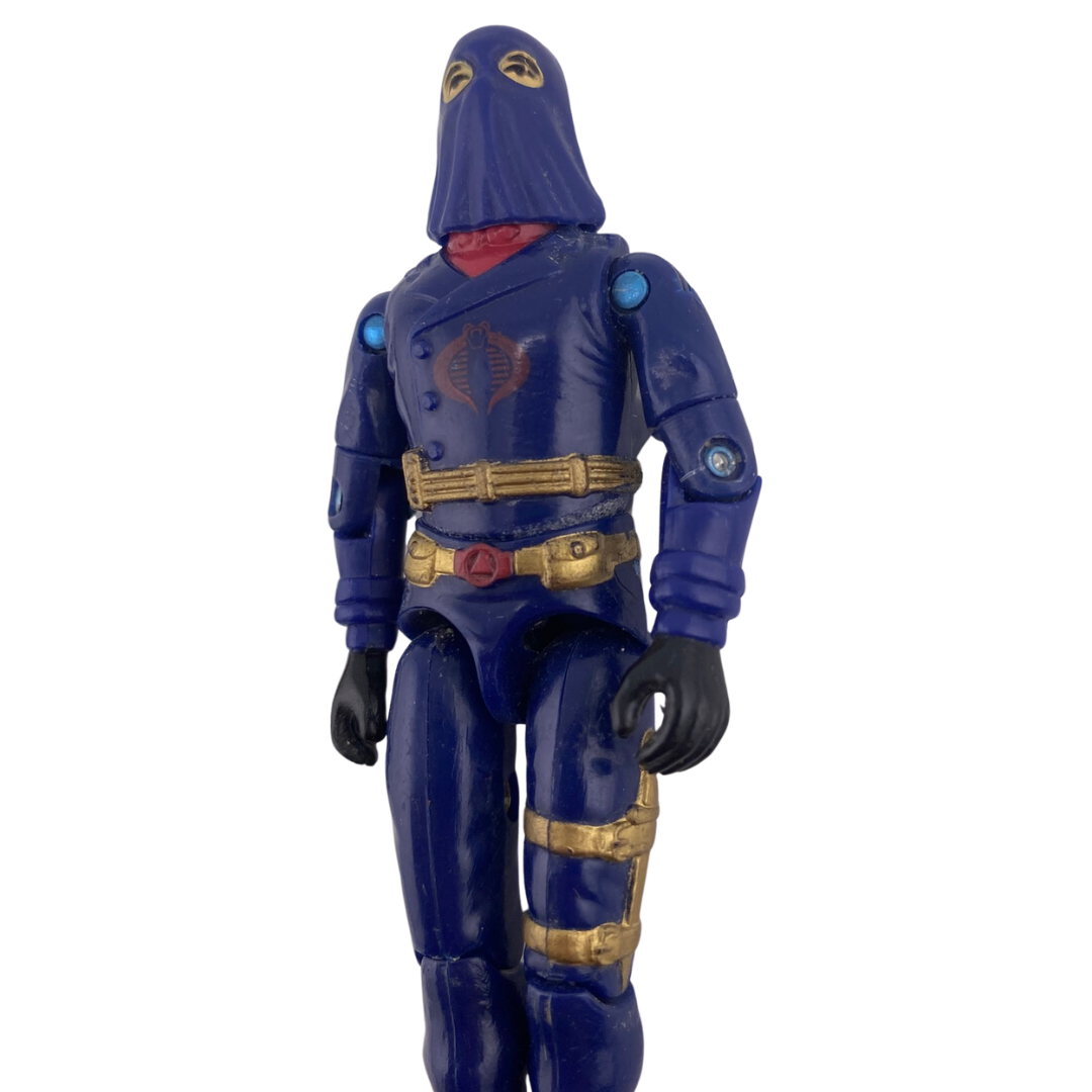 GI Joe, Action Force Cobra Commander V2 hooded figure with UK mailaway filecard