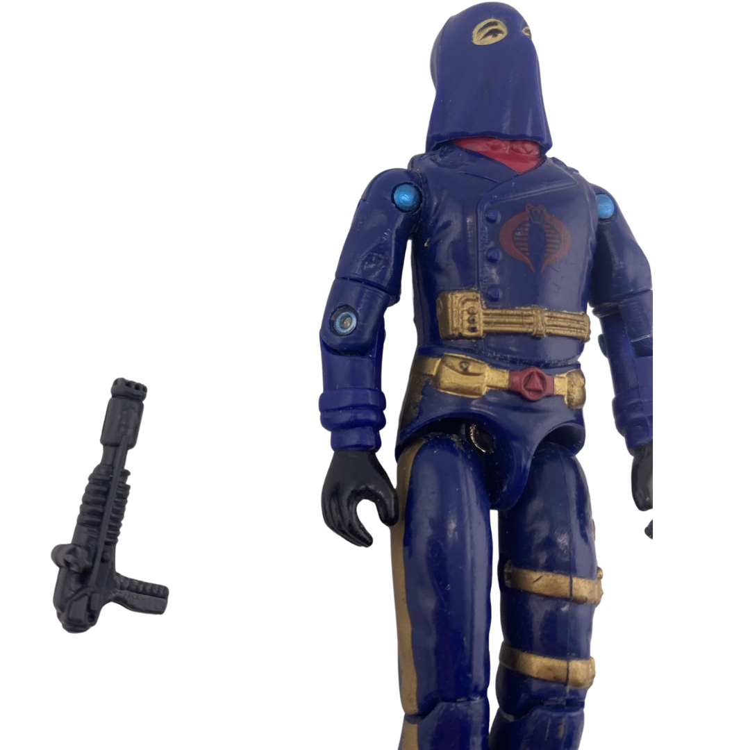 GI Joe, Action Force Cobra Commander V2 hooded figure with UK mailaway filecard