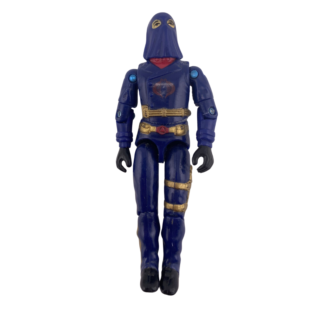 GI Joe, Action Force Cobra Commander V2 hooded figure with UK mailaway filecard