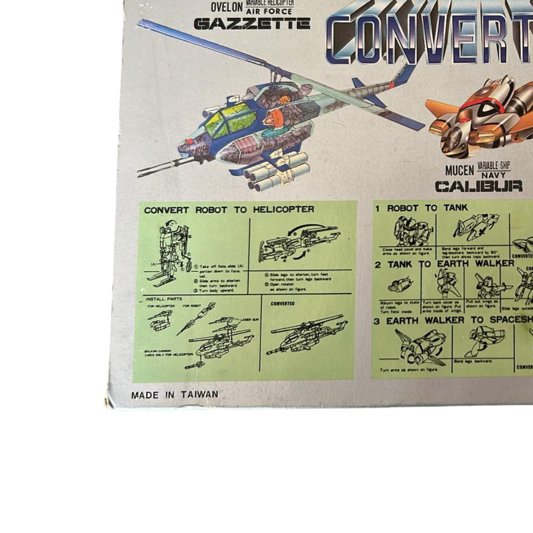 Convertors Airforce, Army, Navy complete boxed with inserts Ovelon Mucen Tulcas