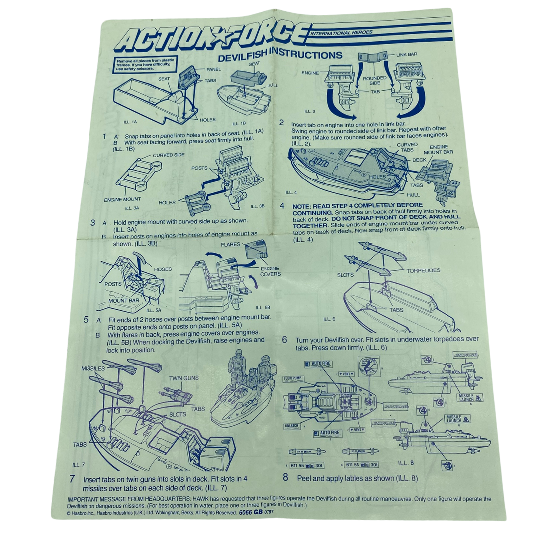 GI Joe, Action Force Devilish instructions 321