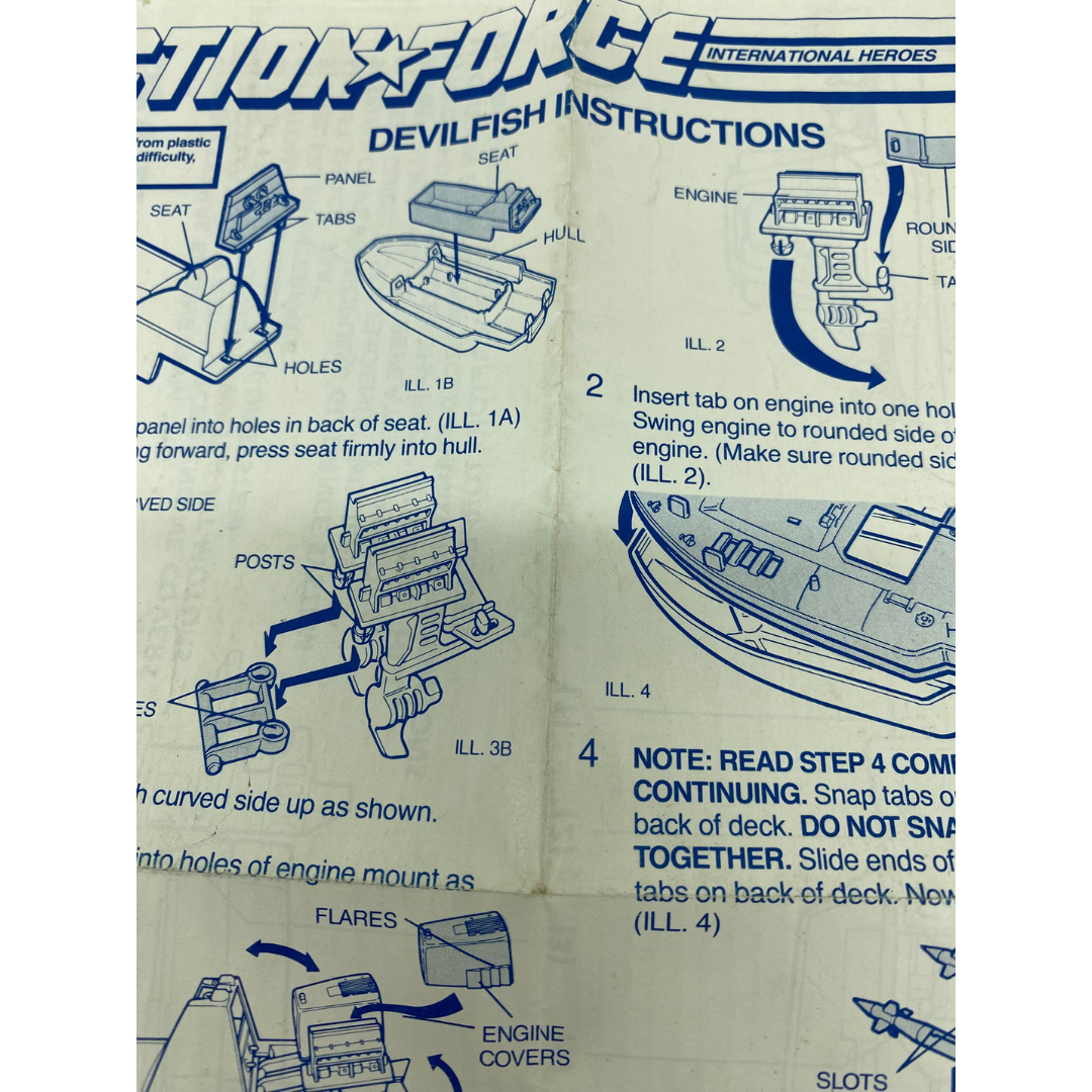 GI Joe, Action Force Devilish instructions 321