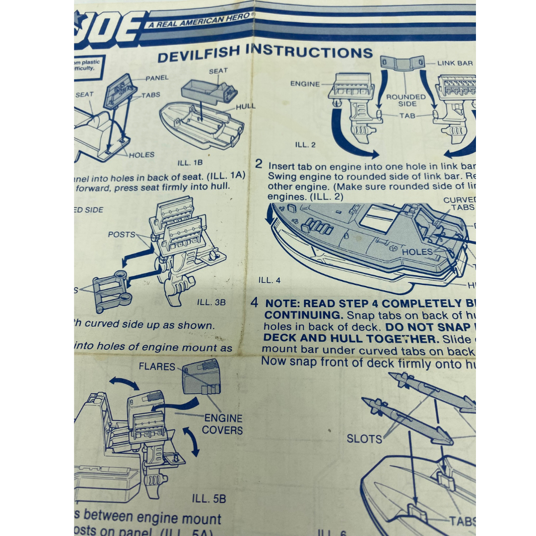 GI Joe Devilfish instructions 321-2