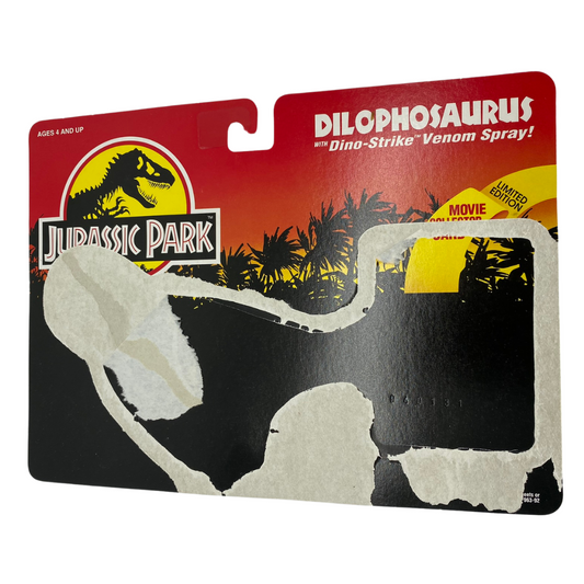 Jurassic Park Dilophosaurus card /cardback Kenner 1993