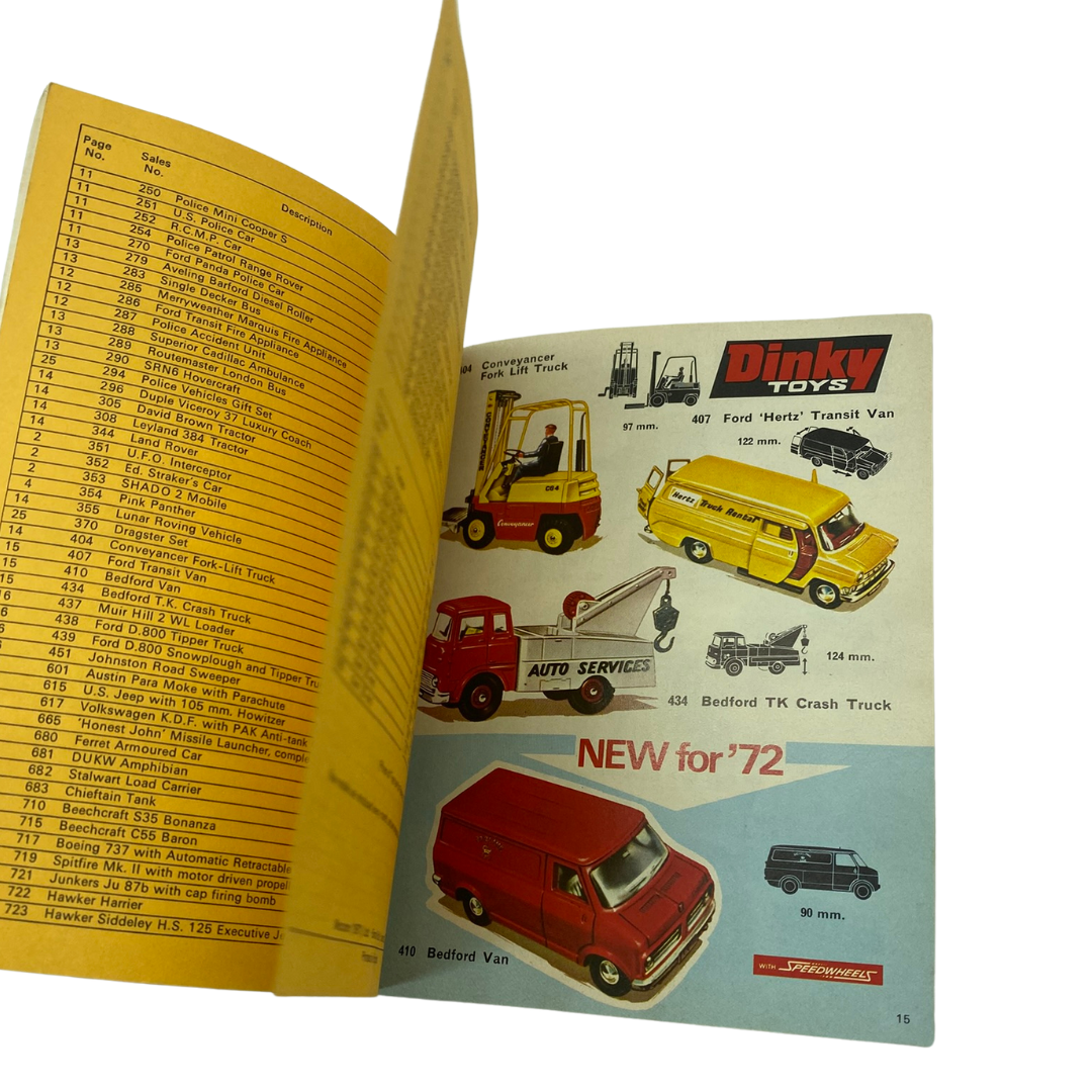Dinky Toys 1971 No.8 catalogue, product catalogue 107