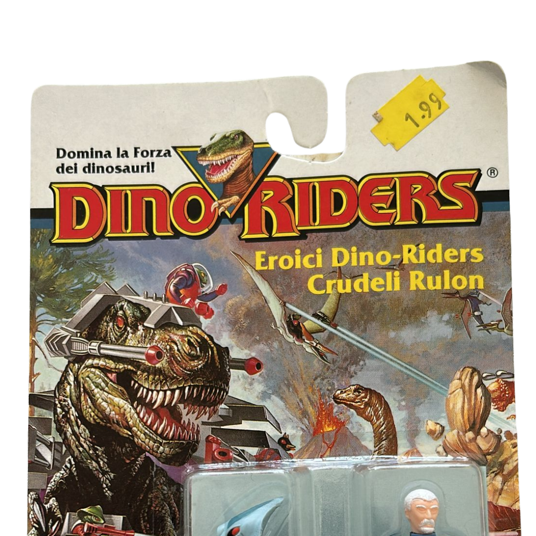 Dino Riders Sludj & Mind Zei (Vandal & Minzei) MOC Italian card