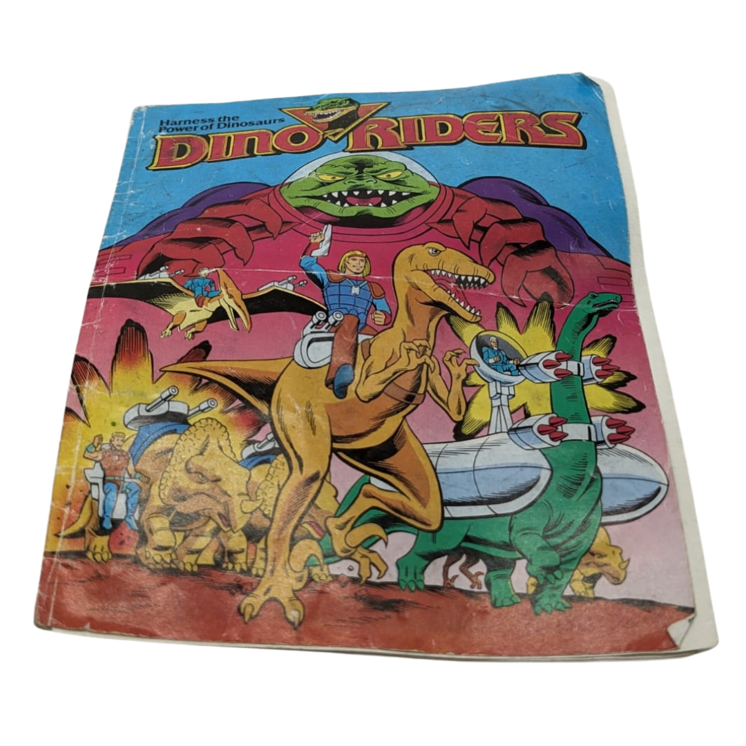 Dino Riders vintage toy mini comic, came with toy sets