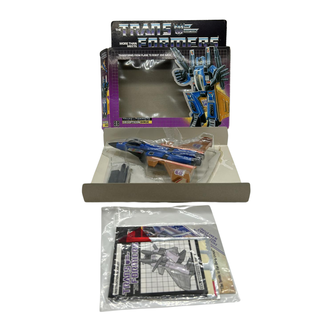 G1 Transformers Dirge complete with Box & Inserts 409