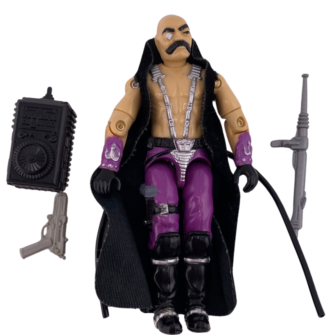GI Joe, Action Force Dr Mindbender complete lovely Cobra cape logo 326