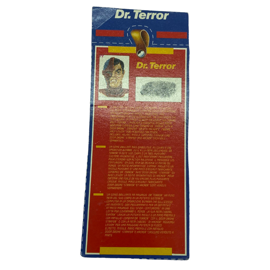 Centurions Dr Terror filecard cut out part from original box