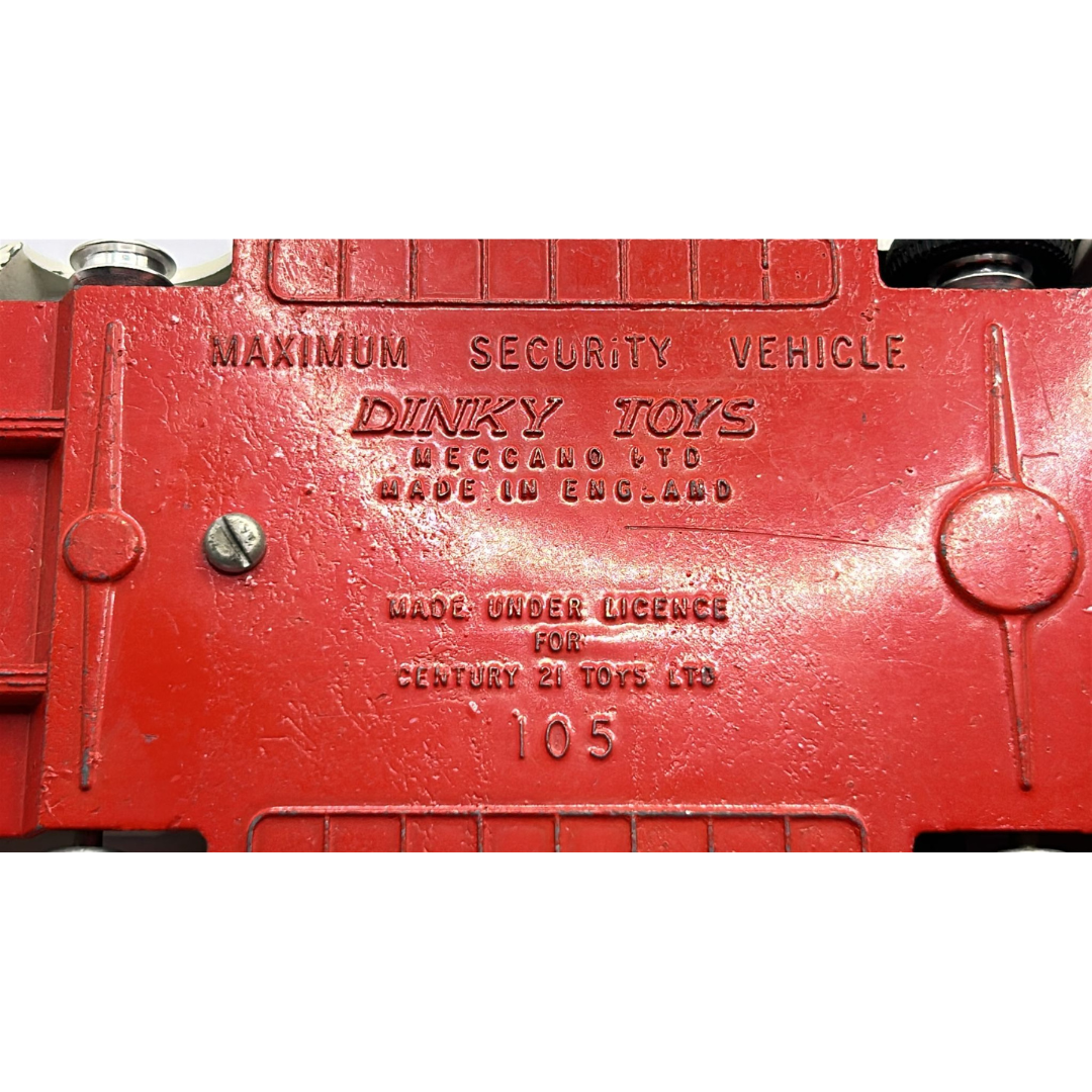 Dinky Maximum Security Vehicle Century 21 Made in England 297