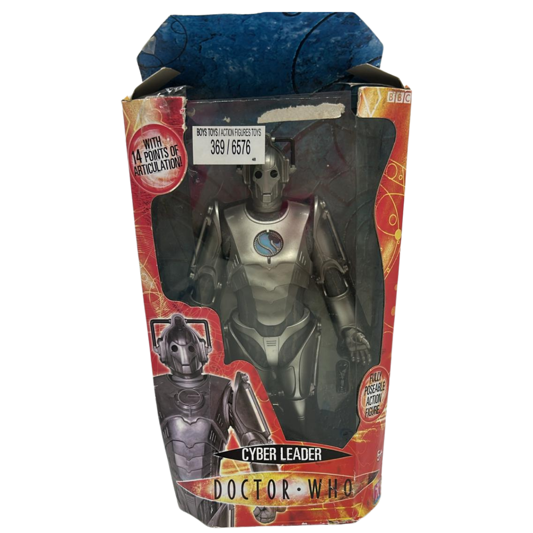 Doctor Who Cyber Leader figure in opened box 443