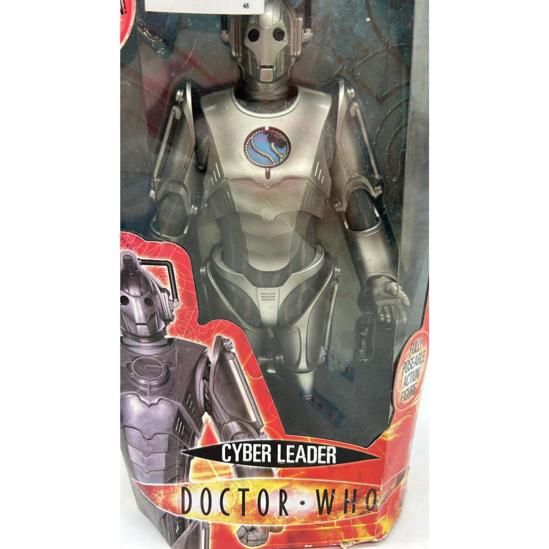Doctor Who Cyber Leader figure in opened box 443